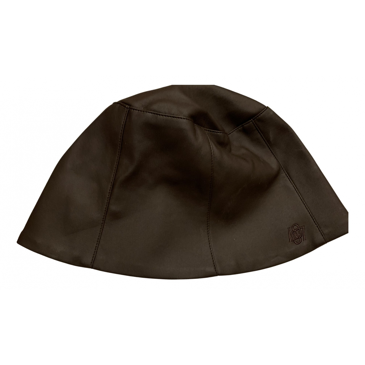 Leather cap Low Classic Brown size XS 